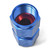 8AN Straight Swivel Coupler Adapter Fitting With Red/Blue Finish | RUS640010