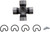 Universal Joint Greaseable Toyota Series; 1976 and down Land Cruiser | SPI5-3224X
