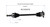 99-00 Lexus RX300 CV Axle Assembly  - Rear | GSPNCV69076
