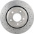 Premium UV Coated Xtra Cross Drilled Rear Disc Brake Rotor | BBB09.9425.1X