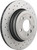 Premium UV Coated Xtra Cross Drilled Rear Disc Brake Rotor | BBB09.9425.1X