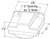 Small Rectangular License Light, Kit (60261 + 43830) | GRO60280