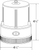 Battery-Operated LED Warning Light, Amber | GRO77913