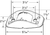 Die-Cast Aluminum Clearance Marker Lights, Flat Back, No Socket Hole Required | GRO46283