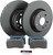 Beyond EV Front Brake Kit, Disc Brake Pads & Rotors | BBBKT08021
