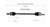 14-15 Kia Sorento CV Axle Assembly  - Rear Left | GSPNCV37063