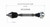 Audi CV Axle Assembly  - Front Right | GSPNCV23048