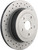 Premium UV Coated Xtra Cross Drilled Rear Disc Brake Rotor | BBB09.7813.2X