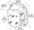 Three-Stud Metri-Pack Stop Tail Turn Lights, RH w/ License Window | GRO53702