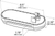 Hi Count Oval LED Stop Tail Turn Light, Front or Rear Turn, Amber | GROG6003