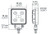 Worklight Valuefit 4Sq Eco Led Mv Cr | HEL357107001