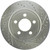 Select Sport Drilled and Slotted Brake Rotor, Rear Left | STE227.63062L