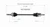 Lexus, Toyota (2.4, 3.3) CV Axle Assembly  - Rear | GSPNCV69092