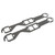 Exhaust Gasket Small Block Chevy Square Port | MRG150C
