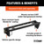 Double Lock EZr Gooseneck Install Brackets, Select Silverado, Sierra 2500, 3500 HD | CRT60701