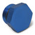 3AN Straight Thread Plug Adapter Fitting And O-Ring With Blue Finish | RUS660250