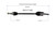 Ford, Lincoln (2.0, 2.7) CV Axle Assembly  - Rear | GSPNCV11192