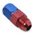 8AN Fuel Pressure Takeoff Adapter, 1/8" NPT Side Port With Red/Blue Finish | RUS670350