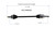 Subaru CV Axle Assembly  - Front | GSPNCV66008
