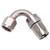 8AN ProClassic Swivel 120 Degree Tight 3/4" Radius Hose End With Endura Finish | RUS613411
