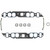Intake Manifold Gasket Set - Chevrolet V8 Big Block, 1.82" x 2.05" Oval Port, Composite/Printoseal | 5571212