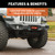 Custom Tow Bar Base Plate, Select Jeep Wrangler JL | CRT70105