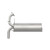 Quiet-Flow SS Direct Fit Exhaust Muffler Assembly 2.25" Outlet (OD) | WEX70010