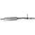 Direct Fit Exhaust Resonator and Pipe Assembly 2.25" Inlet (ID) 2.25" Outlet (OD) | WEX55684