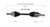 07-09 Mazda 3 (2.3) CV Axle Assembly  - Front Left | GSPNCV47000