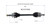 Hyundai, Kia (2.4) CV Axle Assembly  - Front Left | GSPNCV37505