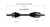 2003 Toyota Matrix (FWD) CV Axle Assembly  - Front Left | GSPNCV69536