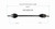 19-22 Toyota Corolla (1.8) CV Axle Assembly  - Front Right | GSPNCV69134