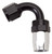 6AN ProClassic Swivel 120 Degree Tight 9/16" Radius Hose End, Black/Silver | RUS613403