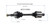 Chrysler, Dodge, Eagle, Plymouth... (3.3, 3.5) CV Axle Assembly  - Front Right | GSPNCV12552