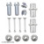 Emergency Brake Shoe Hardware Kit | BEC084-1673