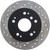 Sport Drilled/Slotted Brake Rotor, Rear Right | STE127.40040R