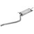 Quiet-Flow SS Direct Fit Exhaust Muffler Assembly 2" Inlet (ID) 2" Inlet (OD) 2.75" Outlet (OD) | WEX55573