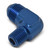 6AN 90 Degree Flare To 1/4" Pipe Adapter Fitting With Blue Finish | RUS660820