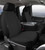 SP80 Series - Seat Protector Poly-Cotton Custom Fit Front Seat Cover - Black | 947SP87-10 BLACK