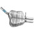 Quiet-Flow Direct Fit Exhaust Muffler Assembly 2" Inlet (OD) 2.375" Outlet (OD) | WEX53949