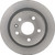 Premium UV Coated Solid Rear Disc Brake Rotor | BBB08.A970.11