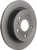 Premium UV Coated Solid Rear Disc Brake Rotor | BBB08.A970.11