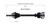 Volkswagen (2.0) CV Axle Assembly  - Front Left | GSPNCV72047