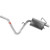 Quiet-Flow SS Direct Fit Exhaust Muffler Assembly 2.25" Inlet (ID) 2.25" Outlet (OD) | WEX55671