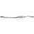Direct Fit Exhaust Resonator and Pipe Assembly 2.25" Inlet (ID) 2" Outlet (OD) | WEX56280