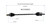 90-93 Honda Accord CV Axle Assembly  - Front Left | GSPNCV36503