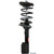 Quick-Strut Rear Left Suspension Strut and Coil Spring Assembly | MON372471L