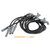 Wire Set, Black Super Conductor, Ford 302, 351W, HEI | MSD31323