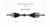 16-22 Mazda CX-9 CV Axle Assembly  - Front Left | GSPNCV47075