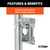 0.75 Ton - Marine Jack with 20cm Wheel (25cm Travel) | CRT28115